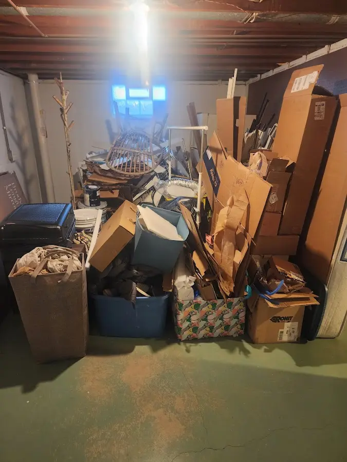 Roll-off dumpster container at job site for Roll Off Dumpster Rental in Hogansville